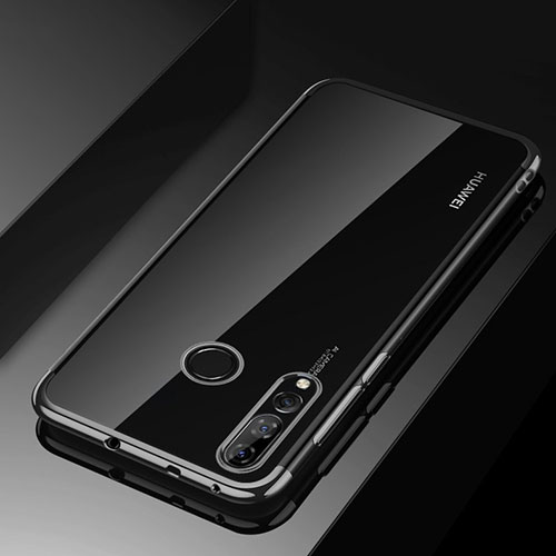 Ultra-thin Transparent TPU Soft Case Cover H03 for Huawei Honor 20i Black