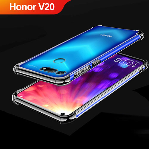 Ultra-thin Transparent TPU Soft Case Cover H03 for Huawei Honor View 20 Black