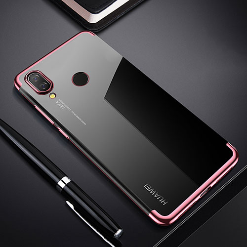 Ultra-thin Transparent TPU Soft Case Cover H03 for Huawei Nova 3i Rose Gold