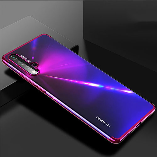Ultra-thin Transparent TPU Soft Case Cover H03 for Huawei Nova 5 Purple