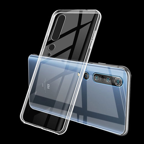 Ultra-thin Transparent TPU Soft Case Cover H03 for Xiaomi Mi 10 Pro Clear
