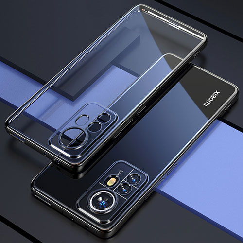 Ultra-thin Transparent TPU Soft Case Cover H03 for Xiaomi Mi 12S 5G Black