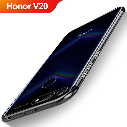 Ultra-thin Transparent TPU Soft Case Cover H04 for Huawei Honor View 20 Black