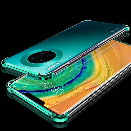 Ultra-thin Transparent TPU Soft Case Cover H04 for Huawei Mate 30 Green