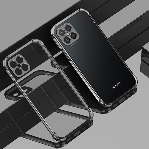 Ultra-thin Transparent TPU Soft Case Cover H04 for Huawei Nova 8 SE 5G Black