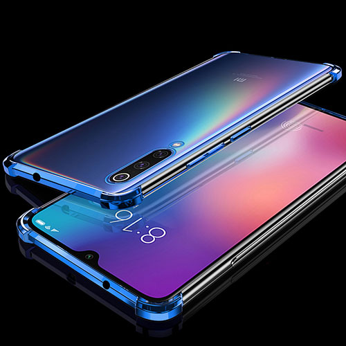 Ultra-thin Transparent TPU Soft Case Cover H04 for Xiaomi Mi 9 Blue