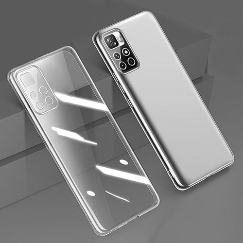 Ultra-thin Transparent TPU Soft Case Cover H04 for Xiaomi Redmi Note 11S 5G Clear