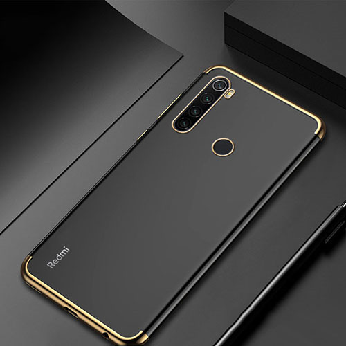 Ultra-thin Transparent TPU Soft Case Cover H04 for Xiaomi Redmi Note 8 (2021) Gold