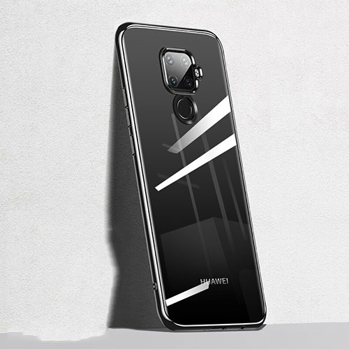 Ultra-thin Transparent TPU Soft Case Cover H05 for Huawei Nova 5i Pro Black
