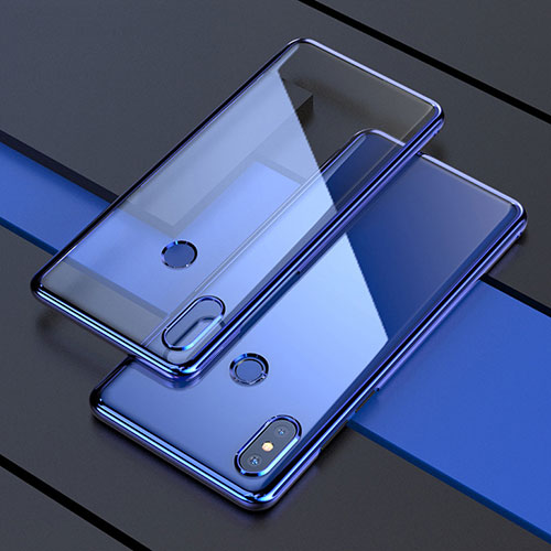 Ultra-thin Transparent TPU Soft Case Cover H05 for Xiaomi Mi Mix 3 Blue