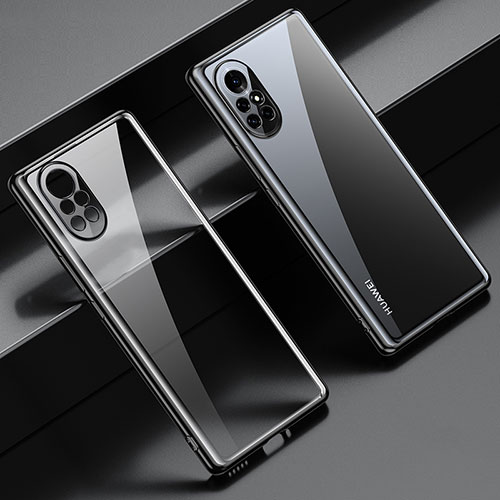 Ultra-thin Transparent TPU Soft Case Cover H06 for Huawei Nova 8 5G Black