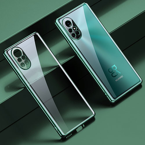 Ultra-thin Transparent TPU Soft Case Cover H06 for Huawei Nova 8 5G Green