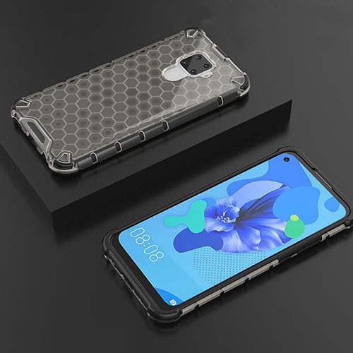 Ultra-thin Transparent TPU Soft Case Cover H08 for Huawei Nova 5i Pro Black
