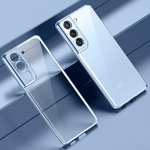 Ultra-thin Transparent TPU Soft Case Cover H08 for Samsung Galaxy S21 Plus 5G Sky Blue