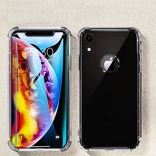 Ultra-thin Transparent TPU Soft Case Cover HC08 for Apple iPhone XR Clear
