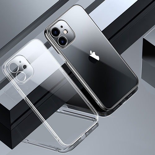 Ultra-thin Transparent TPU Soft Case Cover S01 for Apple iPhone 12 Clear