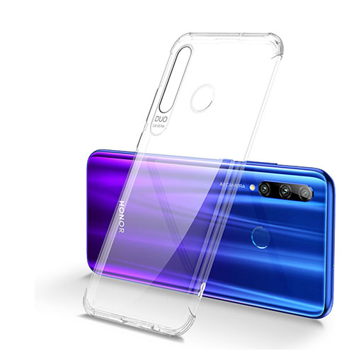 Ultra-thin Transparent TPU Soft Case Cover S01 for Huawei Honor 20E Clear