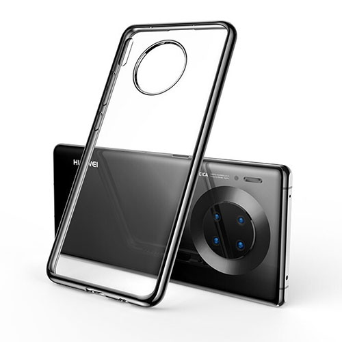 Ultra-thin Transparent TPU Soft Case Cover S01 for Huawei Mate 30E Pro 5G Black