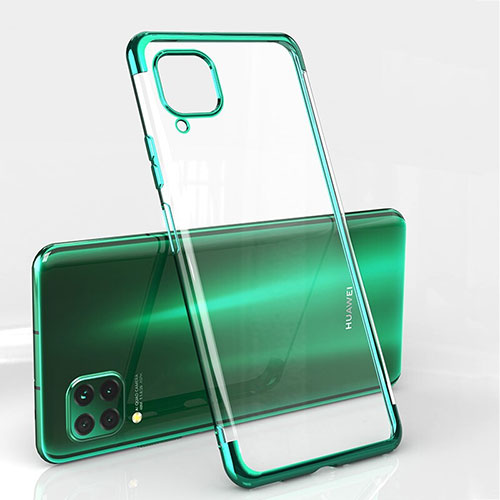 Ultra-thin Transparent TPU Soft Case Cover S01 for Huawei Nova 7i Green