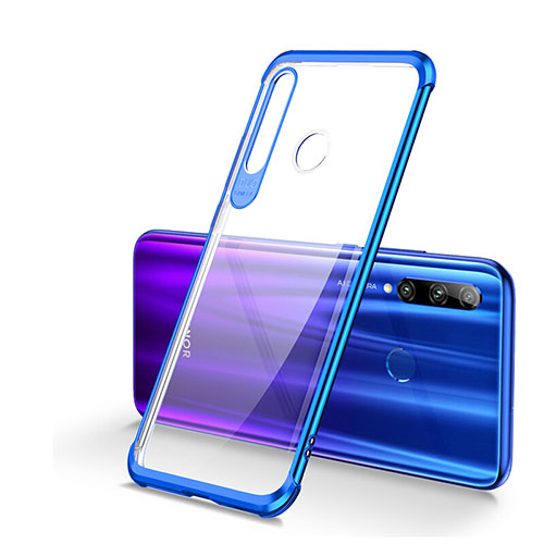 Ultra-thin Transparent TPU Soft Case Cover S01 for Huawei P Smart+ Plus (2019) Blue