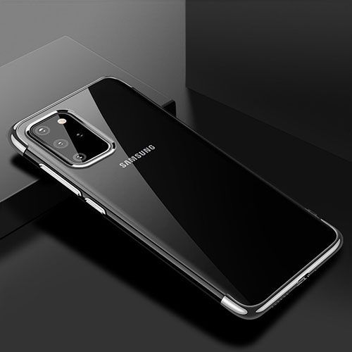 Ultra-thin Transparent TPU Soft Case Cover S01 for Samsung Galaxy S20 Plus 5G Silver