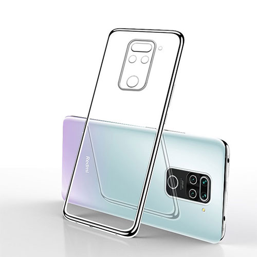 Ultra-thin Transparent TPU Soft Case Cover S01 for Xiaomi Redmi 10X 4G Silver