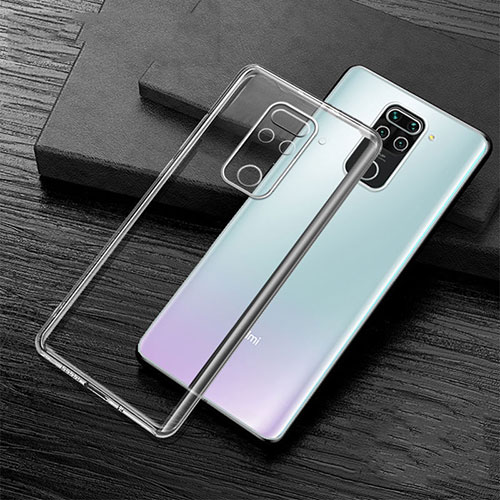 Ultra-thin Transparent TPU Soft Case Cover S01 for Xiaomi Redmi Note 9 Clear