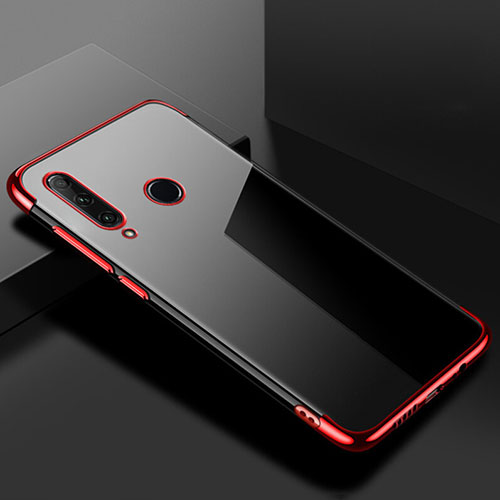 Ultra-thin Transparent TPU Soft Case Cover S02 for Huawei Honor 20 Lite Red