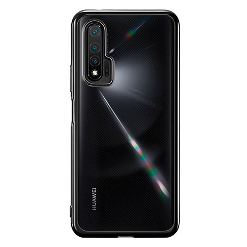 Ultra-thin Transparent TPU Soft Case Cover S02 for Huawei Nova 6 5G Black