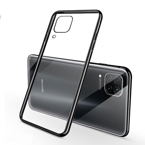 Ultra-thin Transparent TPU Soft Case Cover S02 for Huawei Nova 6 SE Black