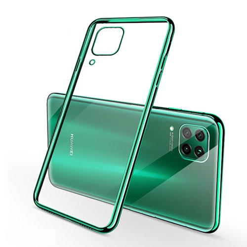 Ultra-thin Transparent TPU Soft Case Cover S02 for Huawei P40 Lite Green