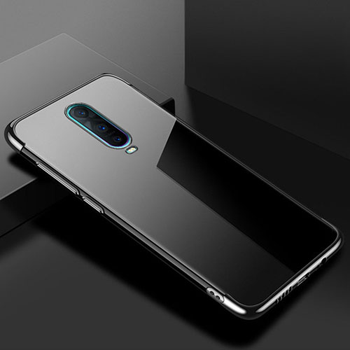 Ultra-thin Transparent TPU Soft Case Cover S02 for Oppo RX17 Pro Black