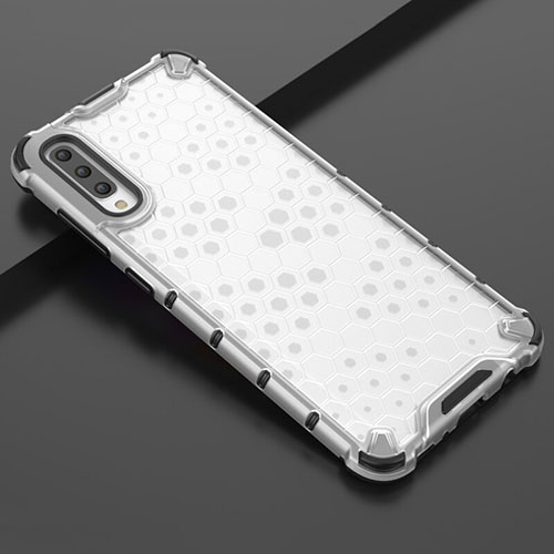 Ultra-thin Transparent TPU Soft Case Cover S02 for Samsung Galaxy A70 White