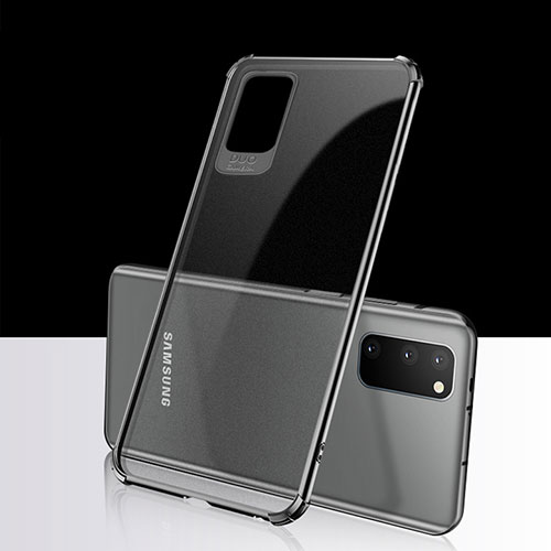 Ultra-thin Transparent TPU Soft Case Cover S02 for Samsung Galaxy S20 5G Black