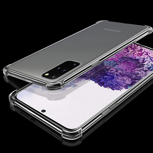 Ultra-thin Transparent TPU Soft Case Cover S02 for Samsung Galaxy S20 Plus 5G Clear