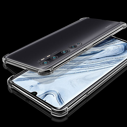 Ultra-thin Transparent TPU Soft Case Cover S02 for Xiaomi Mi Note 10 Pro Clear