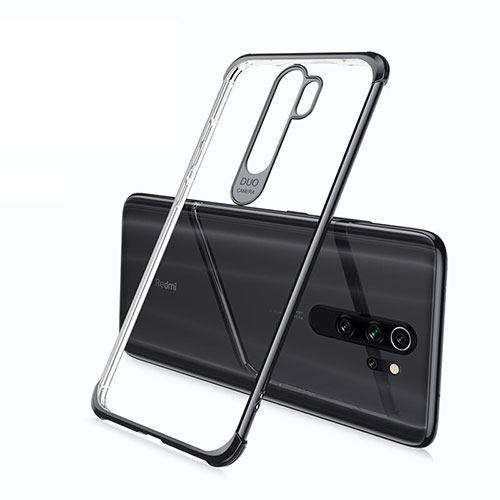 Ultra-thin Transparent TPU Soft Case Cover S02 for Xiaomi Redmi Note 8 Pro Black