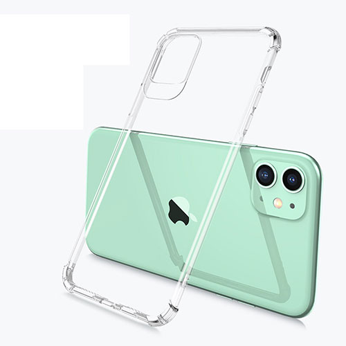 Ultra-thin Transparent TPU Soft Case Cover S03 for Apple iPhone 11 Clear