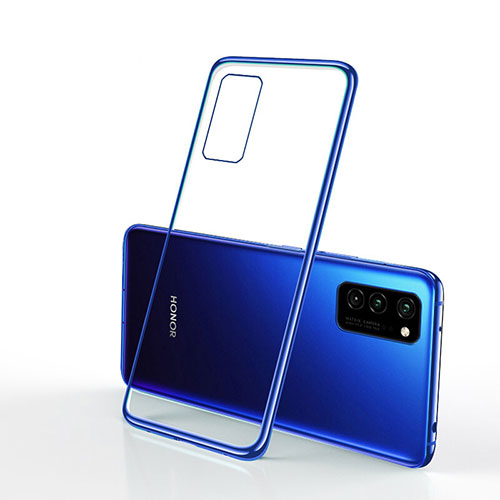 Ultra-thin Transparent TPU Soft Case Cover S03 for Huawei Honor View 30 Pro 5G Blue