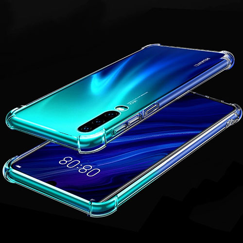 Ultra-thin Transparent TPU Soft Case Cover S03 for Huawei P30 Clear