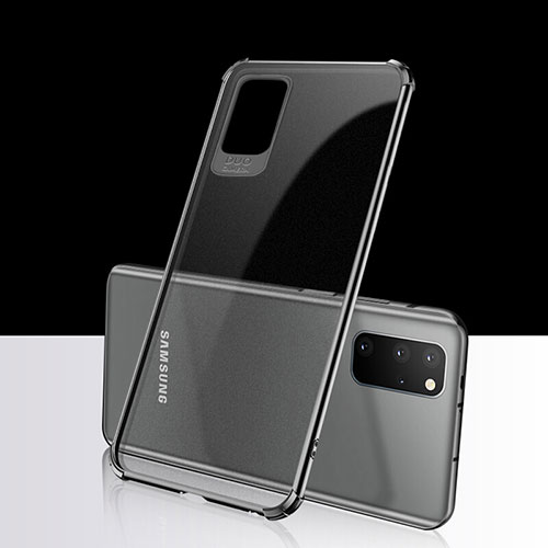 Ultra-thin Transparent TPU Soft Case Cover S03 for Samsung Galaxy S20 Plus 5G Black
