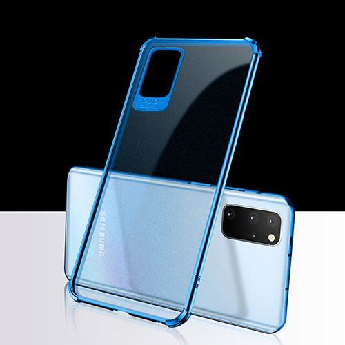 Ultra-thin Transparent TPU Soft Case Cover S03 for Samsung Galaxy S20 Plus 5G Blue