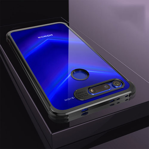 Ultra-thin Transparent TPU Soft Case Cover S04 for Huawei Honor View 20 Black