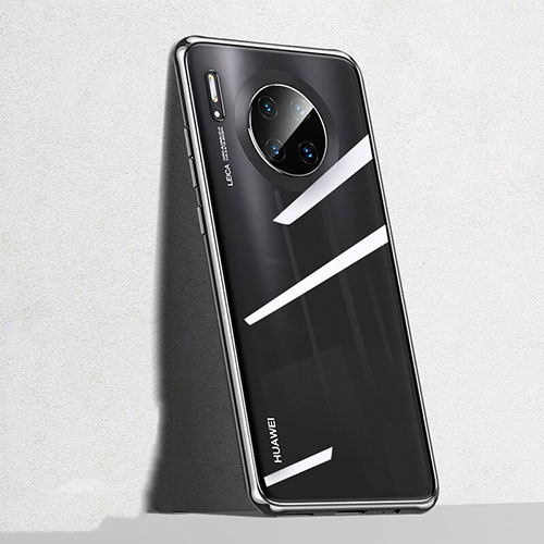 Ultra-thin Transparent TPU Soft Case Cover S04 for Huawei Mate 30 Pro 5G Black