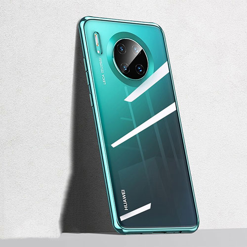 Ultra-thin Transparent TPU Soft Case Cover S04 for Huawei Mate 30 Pro 5G Green