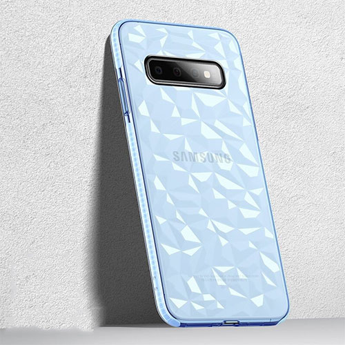 Ultra-thin Transparent TPU Soft Case Cover S04 for Samsung Galaxy S10 5G Black