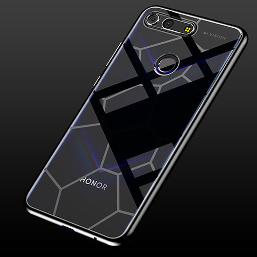 Ultra-thin Transparent TPU Soft Case Cover S05 for Huawei Honor V20 Black