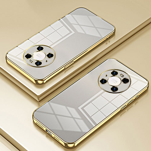 Ultra-thin Transparent TPU Soft Case Cover SY1 for Huawei Mate 40 Pro Gold