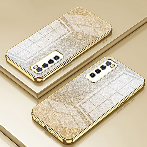 Ultra-thin Transparent TPU Soft Case Cover SY1 for Huawei Nova 7 5G Gold