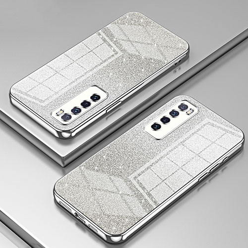 Ultra-thin Transparent TPU Soft Case Cover SY1 for Huawei Nova 7 5G Silver